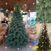 Ялинка штучна Преміум лита зелена 2.5 м