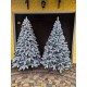 Ялинка штучна лита Буковельська засніжена 1.8 м