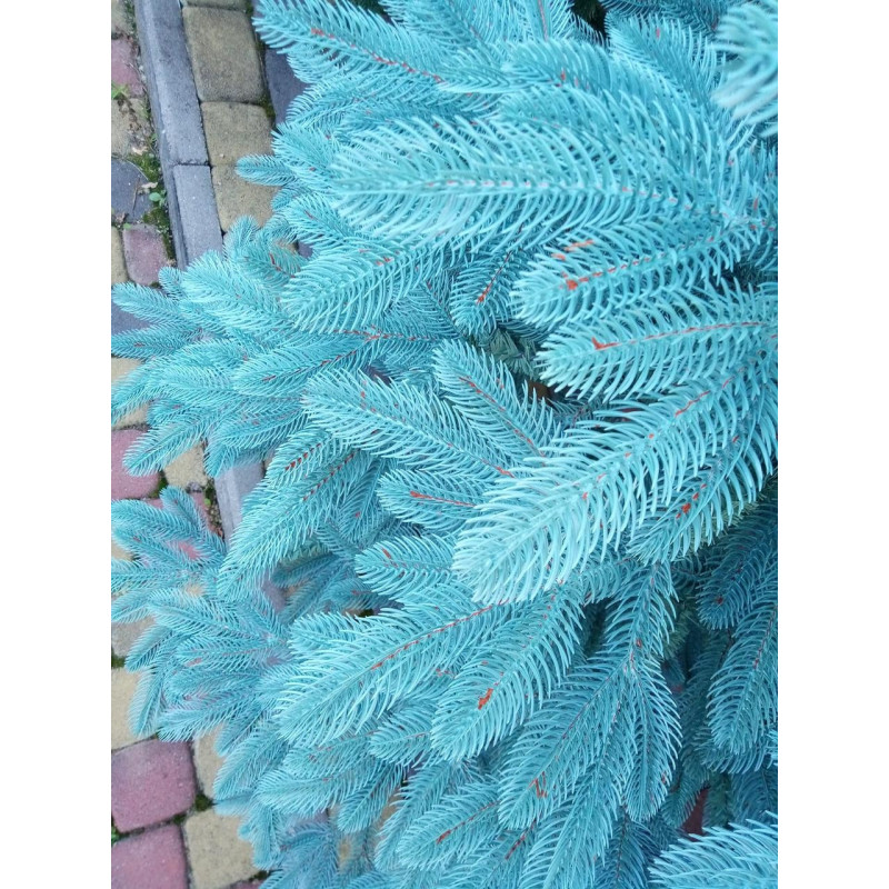 Ялинка штучна Преміум лита блакитна 2.1 м