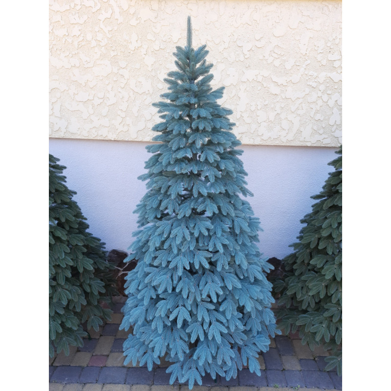 Ялинка штучна Швейцарська лита блакитна 2.5 м