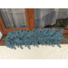 Гірлянда хвойна лита Елітна 1м Блакитна