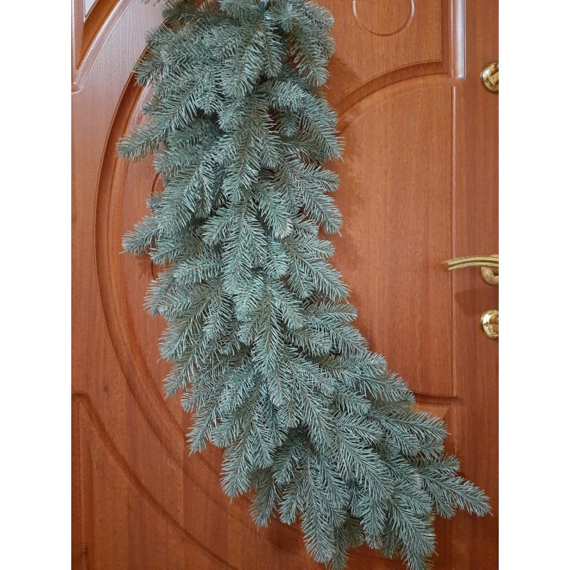 Гірлянда хвойна лита Елітна 1м Блакитна