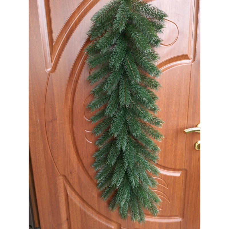 Гірлянда хвойна лита Буковельська 1м зелена