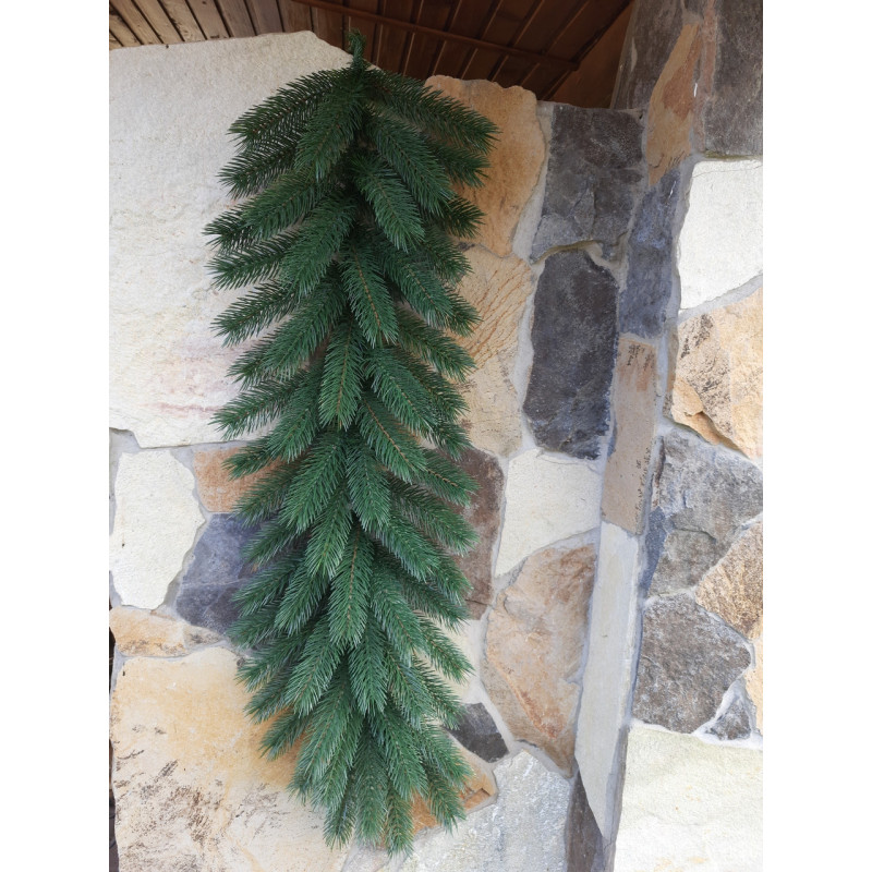 Гірлянда хвойна лита Буковельська 1м зелена
