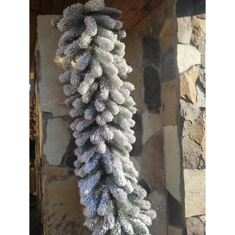 Гірлянда хвойна лита Засніжена 1м