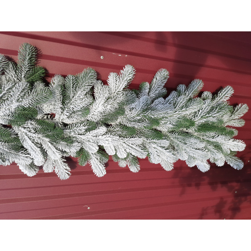 Гірлянда хвойна лита Елітна засніжена 1м