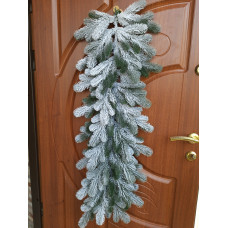 Гірлянда хвойна лита Елітна засніжена 1м