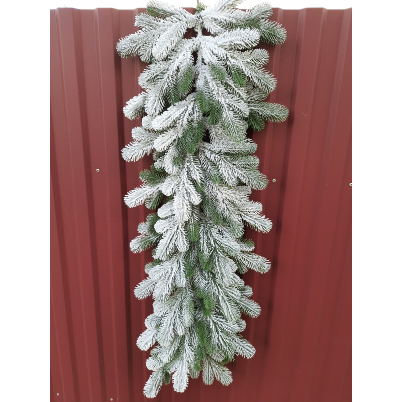 Гірлянда хвойна лита Елітна засніжена 1м