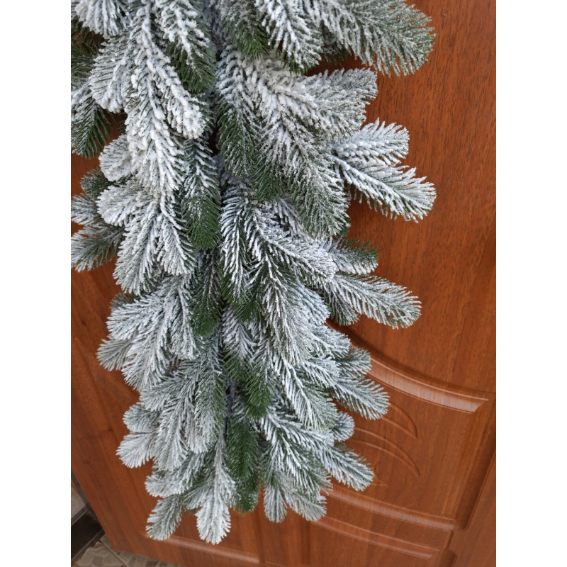 Гірлянда хвойна лита Елітна засніжена 1м