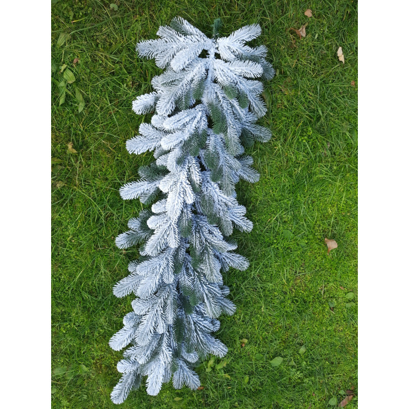 Гірлянда хвойна лита Елітна засніжена 1м