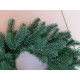Новорічний вінок литий Елітний зелений 50см 