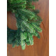 Новорічний вінок литий Елітний зелений 50см 