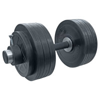 Гантель RN Sport Черная 41кг Гвинтовой, Сталь 28мм