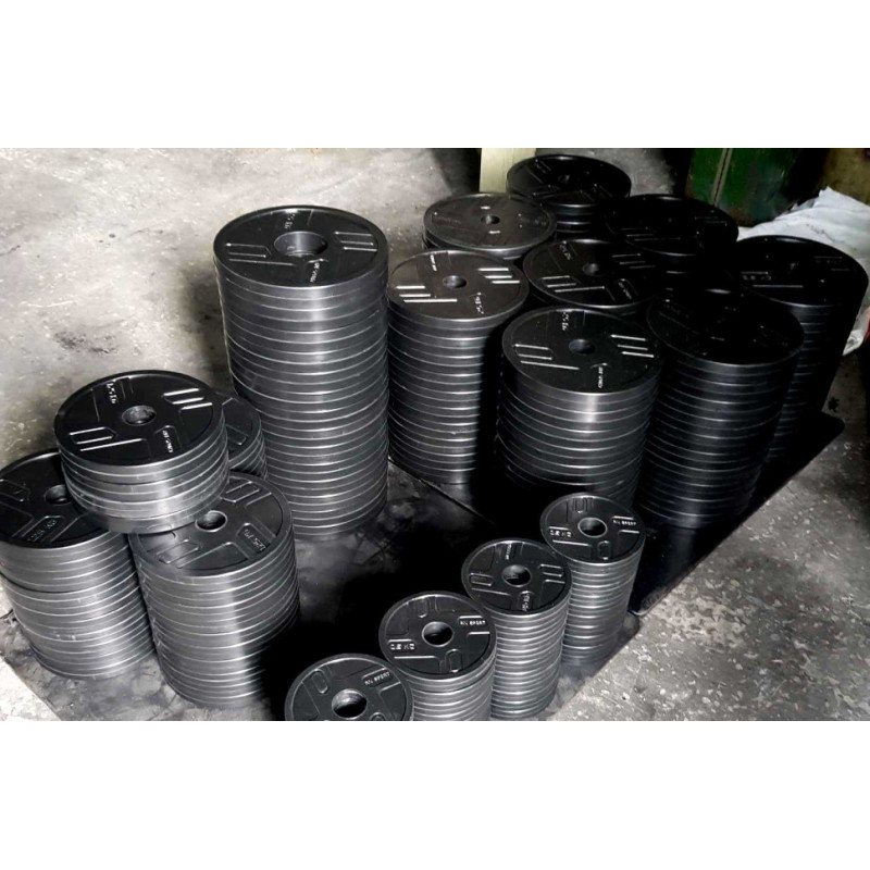 Обрезиненные гантели RN-Sport 2 по 16 кг (RN_OD2х16)