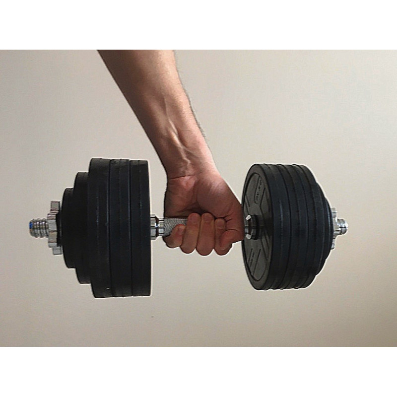 Обрезиненные гантели RN-Sport 2 по 16 кг (RN_OD2х16)