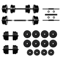 Гантели с функцией штанги 2в1 на 26 кг RN-Sport