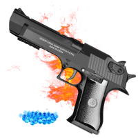 Игрушечный Пистолет на Орбизах Desert Eagle Нейлоновый Гель Бластер 2 Режима с Функцией BlowBack BB для Детей и Взрослых