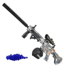 Детское Оружие Игрушечный Гель Бластер на Орбизах M416 Орбиган + Глушитель + Оптика + Обойма Барабан 95 см