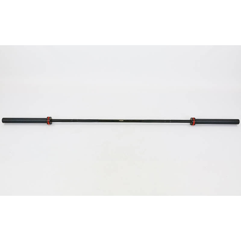 Гриф для штанги Олимпийский профессиональный для Кроссфита Zelart TA-7237 (l-2,20м, гр.d-28мм,20кг, нагрузка до 680кг, подшипники)