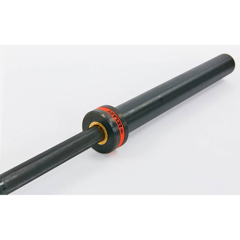 Гриф для штанги Олимпийский профессиональный для Кроссфита Zelart TA-7237 (l-2,20м, гр.d-28мм,20кг, нагрузка до 680кг, подшипники)