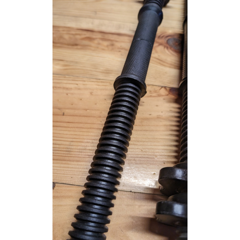 Гриф гантельный металлопластиковый 45 см - 30 мм