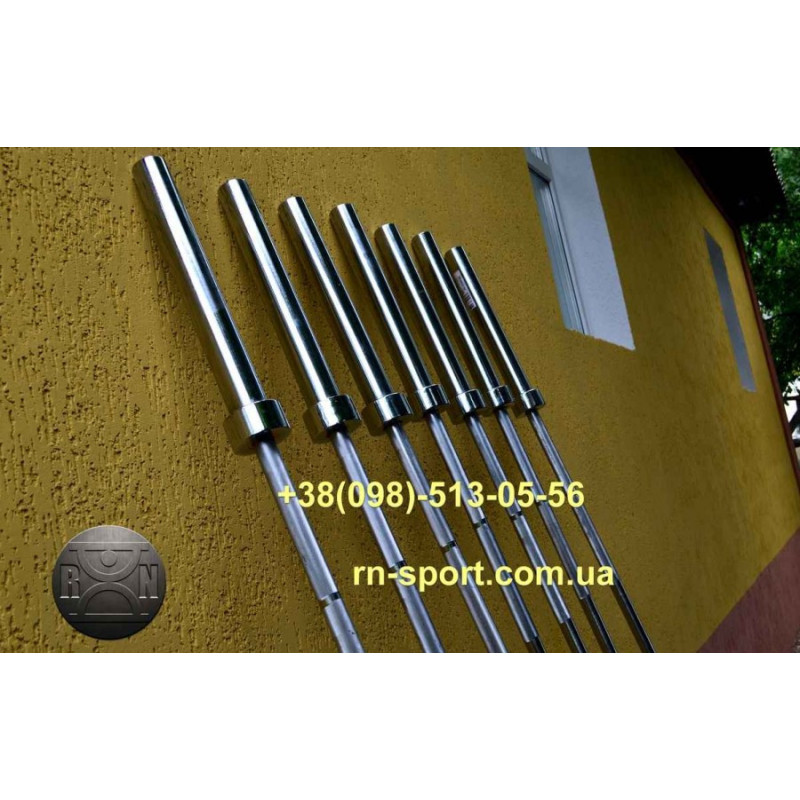 Гриф для штанги Олимпийский прямой 220 см - 50 мм. Нагрузка до250 кг