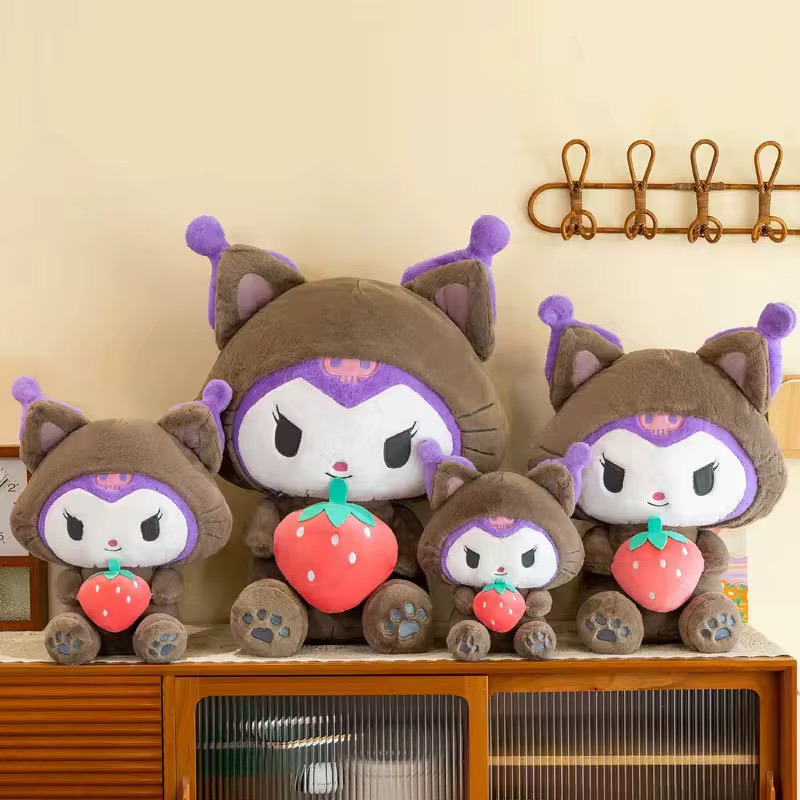 Плюшевая Мягкая Аниме Игрушка Куроми Клубничка Hello Kitty 40 см
