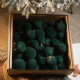 Набір іграшок ялинкових Оксамит 40шт Смарагдовий
