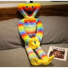 Мягкая Игрушка Хаги Ваги Радужный Лили Мили Большая Обнимашка с Липучками Poppy Playtime 80 см