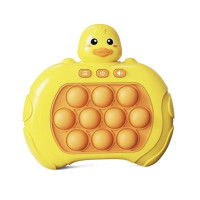 Електронний Pop It Pro Антистрес Дитяча Інтерактивна Розвиваюча Іграшка 4 Режима + Підсвічування Портативний Поп Іт Каченя