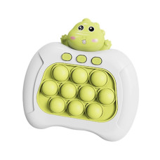 Электронный Поп Ит Про 4 Режима + Подсветка Портативная Беспроводная Интерактивная Развивающая Игрушка Антистресс Pop It Pro Бегемот