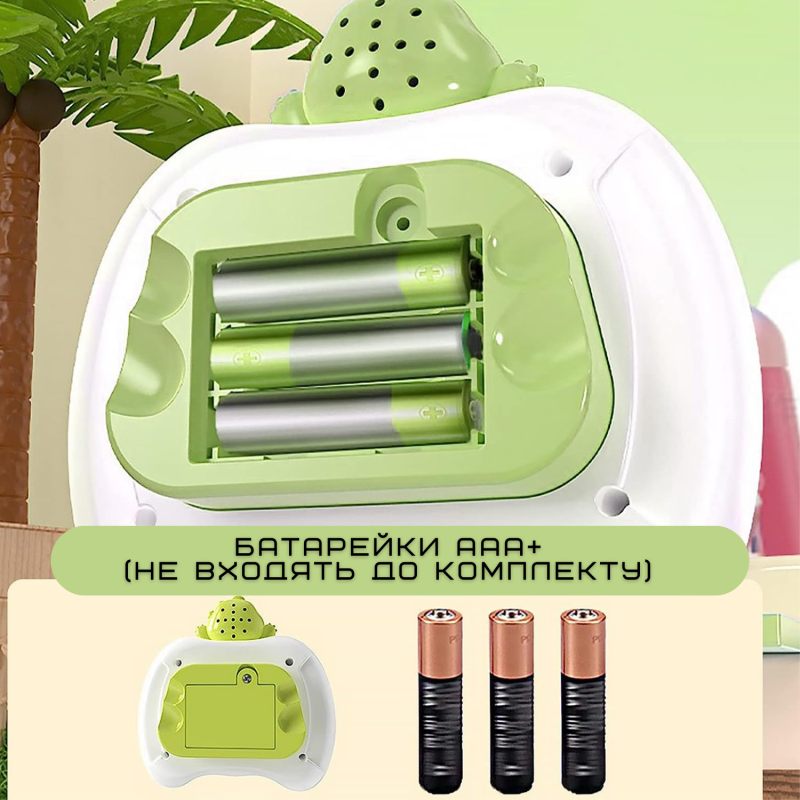 Электронный Поп Ит Про 4 Режима + Подсветка Портативная Беспроводная Интерактивная Развивающая Игрушка Антистресс Pop It Pro Бегемот