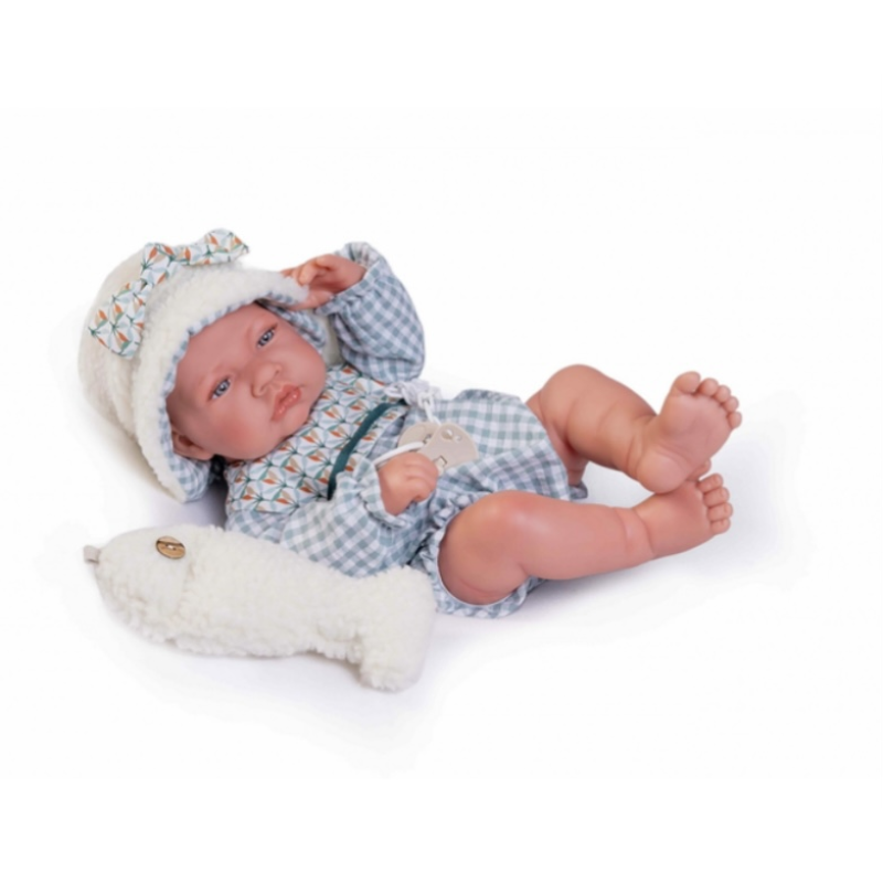 Испанская Кукла Реборн Antonio Juan Новорожденный Виниловый Пупс Мальчик Младенец с Игрушкой Антонио Хуан 42 см