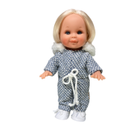 Коллекционная Испанская Кукла Ламаджик с Ароматом Ванили 30 см Виниловая Девочка Блондинка Инид с Прошитыми Волосами Lamagik Magic Baby