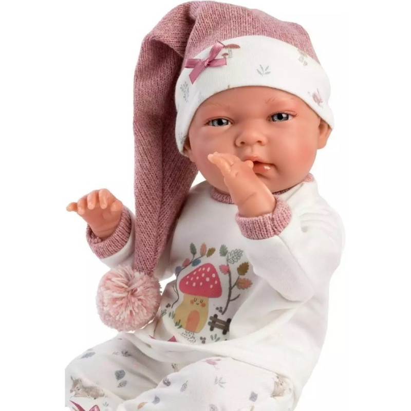 Силиконовая Коллекционная Кукла Реборн Llorens Испанский Виниловый Новорожденный Пупс Девочка Лаура 42 см