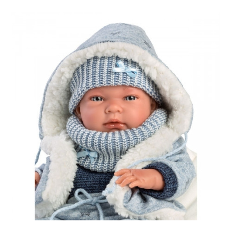 Силиконовый Новорожденный Пупс Реборн Ллоренс Испанская Виниловая Кукла Мальчик Нико 42 см Llorens