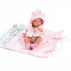 Испанская Виниловая Кукла Ллоренс Новорождённый Пупс Девочка Люсия 40 см с Соской и Пледом LLorens