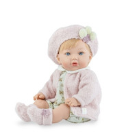 Испанская Виниловая Кукла Marina & Pau Девочка Alina Forfala в Берете 45 см со Светлыми Волосами в Коробке