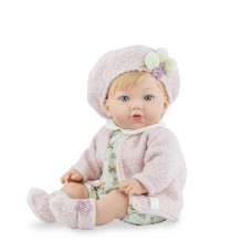 Испанская Виниловая Кукла Marina & Pau Девочка Alina Forfala в Берете 45 см со Светлыми Волосами в Коробке