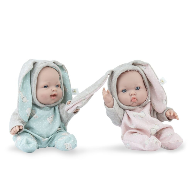 Испанская Виниловая Кукла Ванильный Пупс Marina & Pau Мальчик Betty Baby Bunny 28 см в Сумке