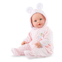 Велика Іспанська Вінілова Лялька Марина Пау Новонароджена Дівчинка Без Волосся Paula 63 см з Кліпаючими Очима та Механізмом Marina & Pau в Коробці