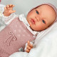 Испанская Кукла Реборн Винил Силиконовый Новорождённый Пупс Премиум 3D Роспись Nines d'Onil Sandra Pink 48 см