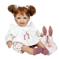 Велика Іспанська Вінілова Лялька Nines d`Onil Дівчинка Сюзі з Рудим Волоссям в Коробці 40 см