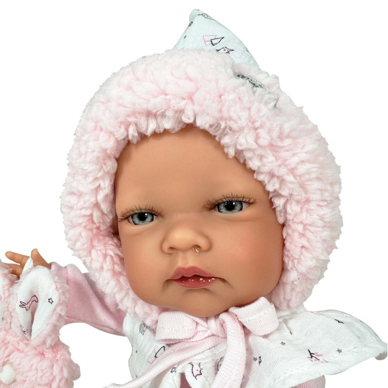 Испанская Винил Cиликоновая Кукла Реборн Новорожденный Младенец Девочка 3D Роспись Nines d'Onil Reborn 45 см