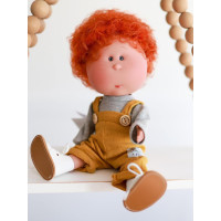 Іспанська Лялька Міа на Шарнірах Хлопчик Міо з Рудим Волоссям Nines d`Onil 30 см 1214