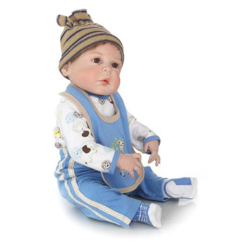 Силіконова Колекційна Лялька Реборн Reborn Дівчинка Катюша (Вінілова Лялька) Висота 60 см