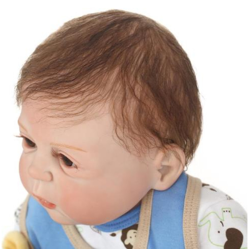 Силіконова Колекційна Лялька Реборн Reborn Дівчинка Катюша (Вінілова Лялька) Висота 60 см