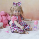 Силиконовая Коллекционная Кукла Реборн Reborn Девочка Ляля Полностью Анатомическая ( Виниловая Кукла ) Высота 50 см