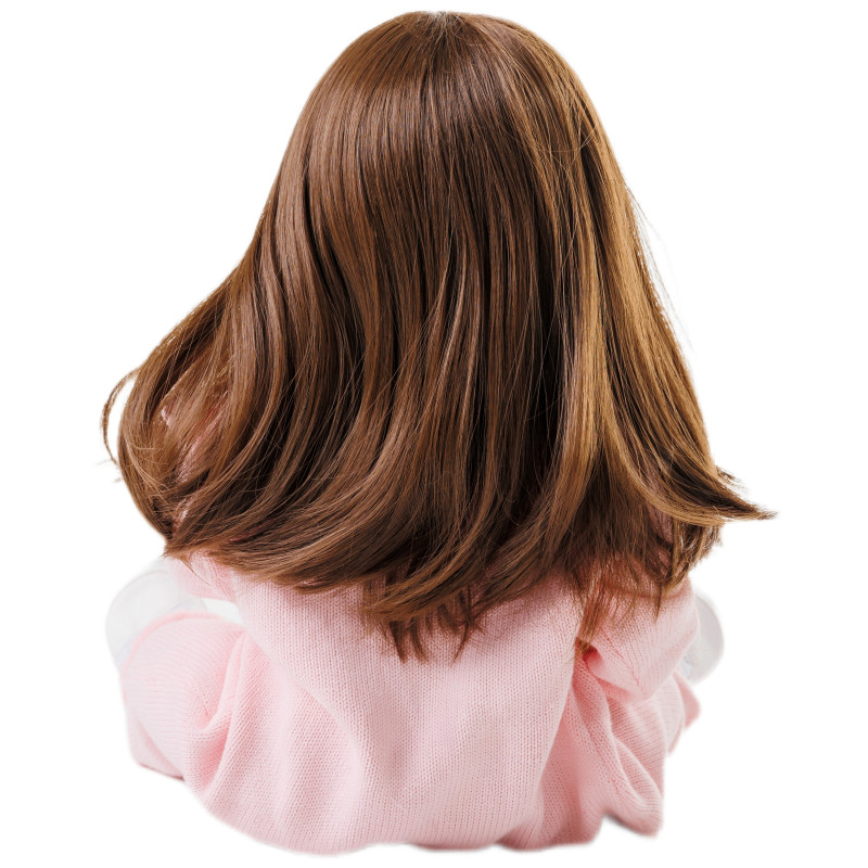 Силиконовая Коллекционная Кукла Реборн Reborn Девочка Лейла Полностью Анатомическая ( Виниловая Кукла ) Высота 55 см