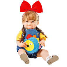 Силиконовая Коллекционная Кукла Реборн Reborn Девочка Юлечка Полностью Анатомическая ( Виниловая Кукла ) Высота 55 см